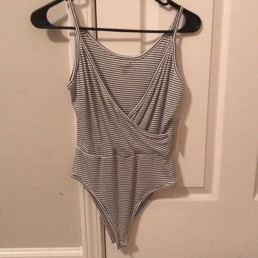 NWT striped body suit